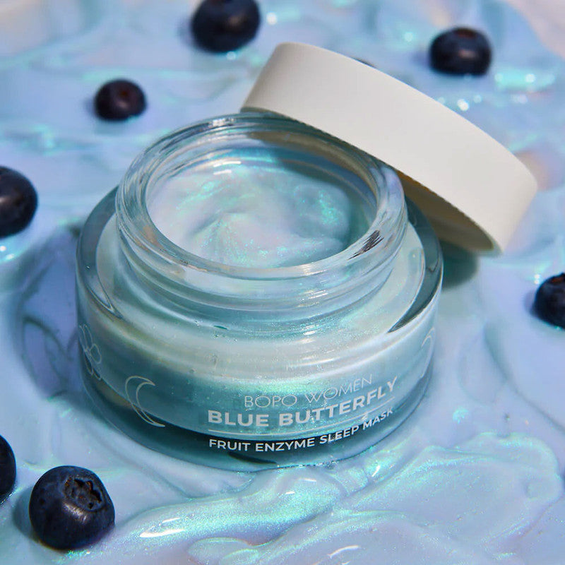 Blue Butterfly Enzyme Sleep Mask