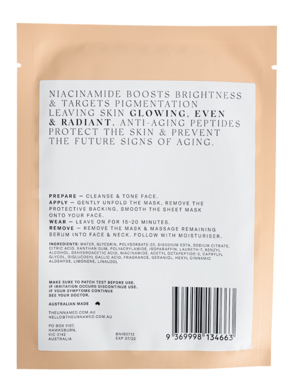 Brightening + Anti-Ageing Sheet Mask